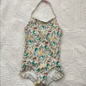 Mini Biden Mermaid Print Swimsuit